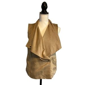 Suede vest